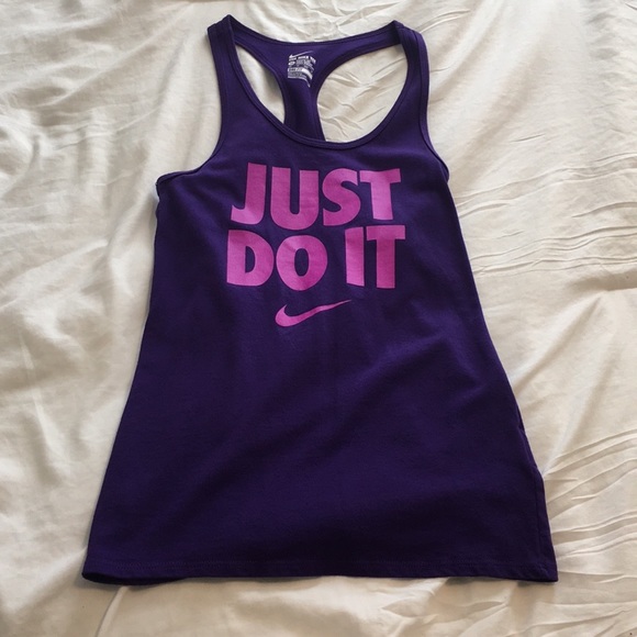 Women’s XS Nike Just Do It purple racerback - Picture 1 of 2